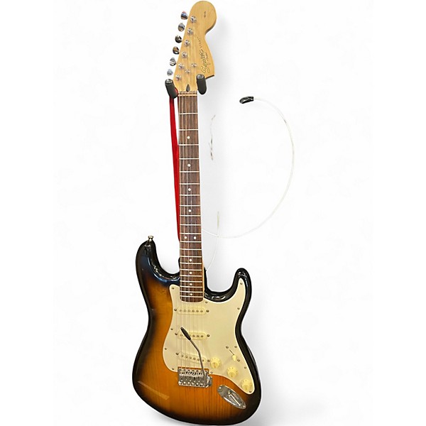 Used Squier Affinity Stratocaster Brown Sunburst Solid Body Electric Guitar