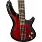 Used Schecter Guitar Research Omen Elite Black Cherry Electric Bass Guitar