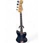Used Squier Jaguar Charcoal Frost Electric Bass Guitar thumbnail