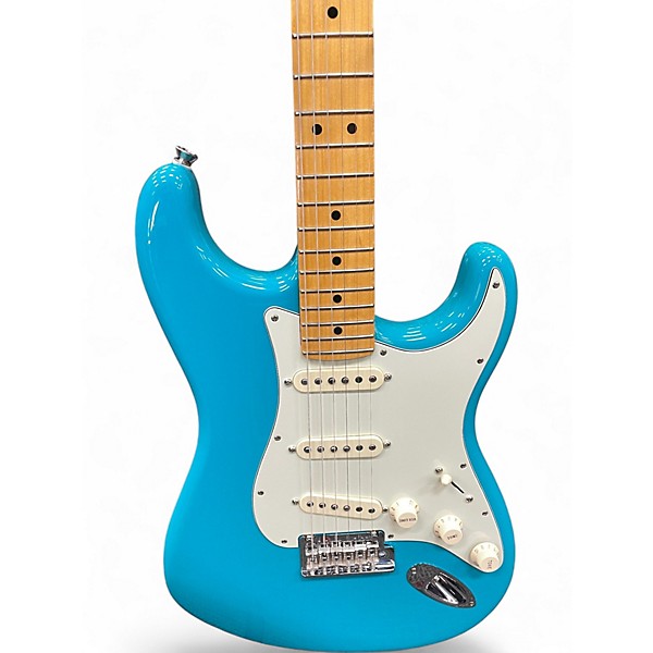 Used Fender American Professional Stratocaster SSS Miami Blue Solid Body Electric Guitar