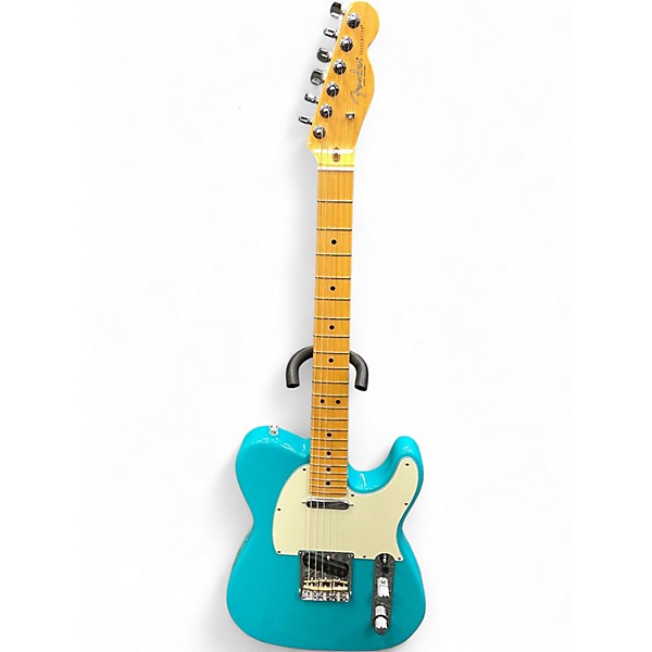 Used Fender American Professional Telecaster Miami Blue Solid Body Electric Guitar