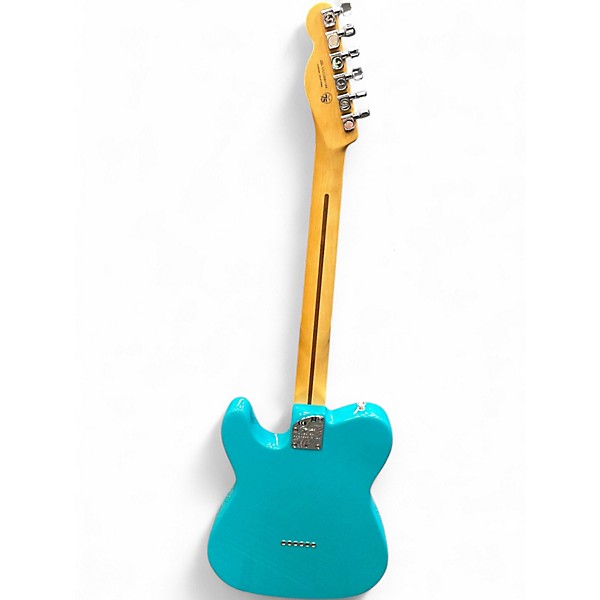 Used Fender American Professional Telecaster Miami Blue Solid Body Electric Guitar