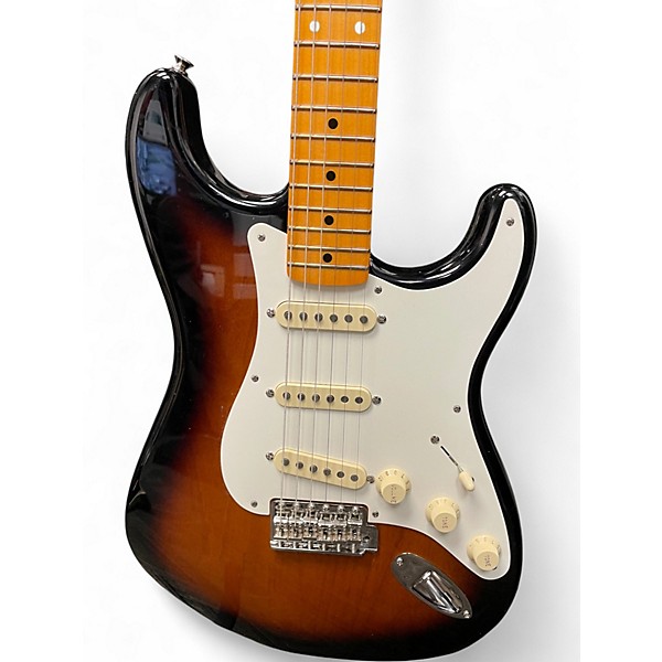 Used Fender Artist Series Eric Johnson Stratocaster 2 Color Sunburst Solid Body Electric Guitar