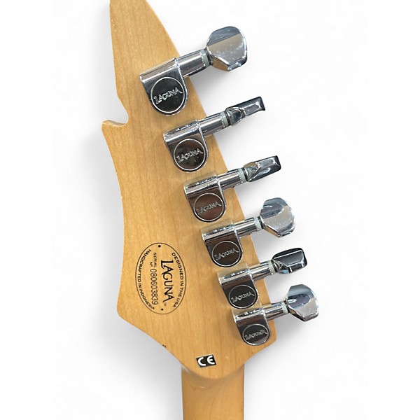 Used Laguna LE-300 2 Tone Sunburst Solid Body Electric Guitar