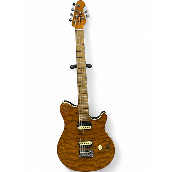 Used OLP MM1 Amber Solid Body Electric Guitar