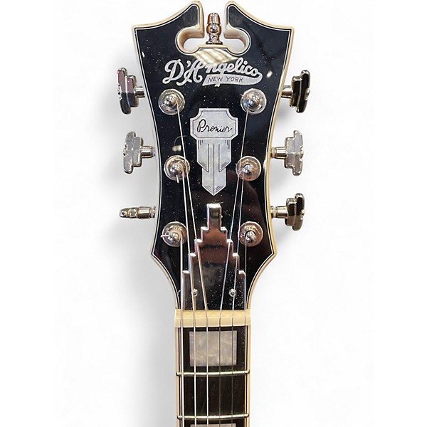 Used D'Angelico Premier Mini DC Dark Iced Tea Burst Hollow Body Electric Guitar