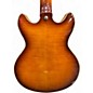 Used D'Angelico Premier Mini DC Dark Iced Tea Burst Hollow Body Electric Guitar