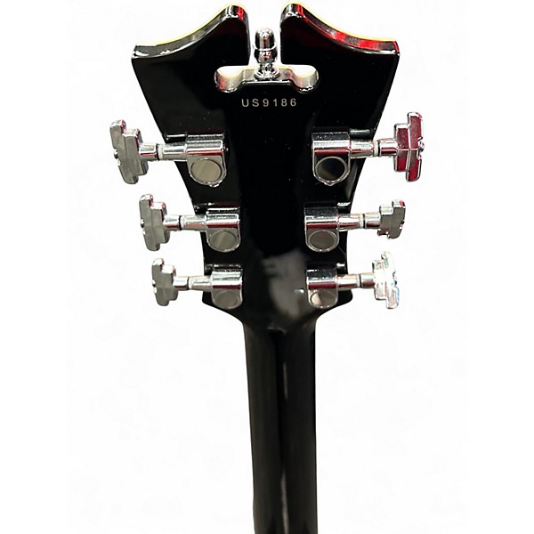 Used D'Angelico Premier Series DC BLACK Hollow Body Electric Guitar