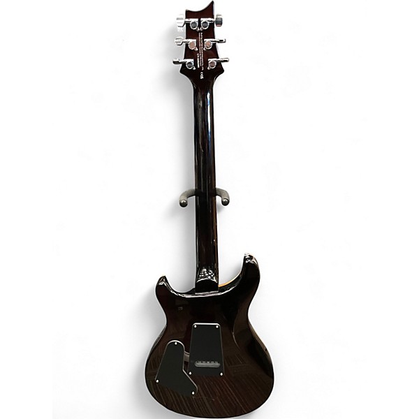 Used PRS SE Custom 24 Black Gold Burst Solid Body Electric Guitar