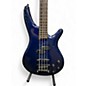 Vintage 1992 Ibanez SR800 Blue Electric Bass Guitar