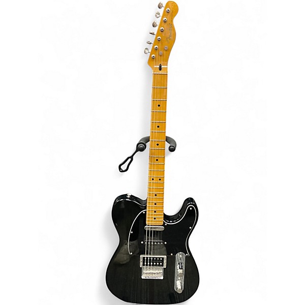 Used Fender Nashville Telecaster Trans Black Solid Body Electric Guitar