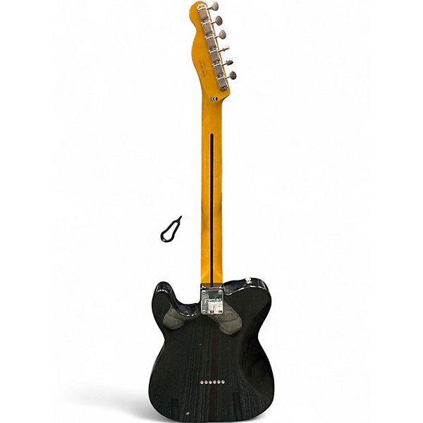 Used Fender Nashville Telecaster Trans Black Solid Body Electric Guitar