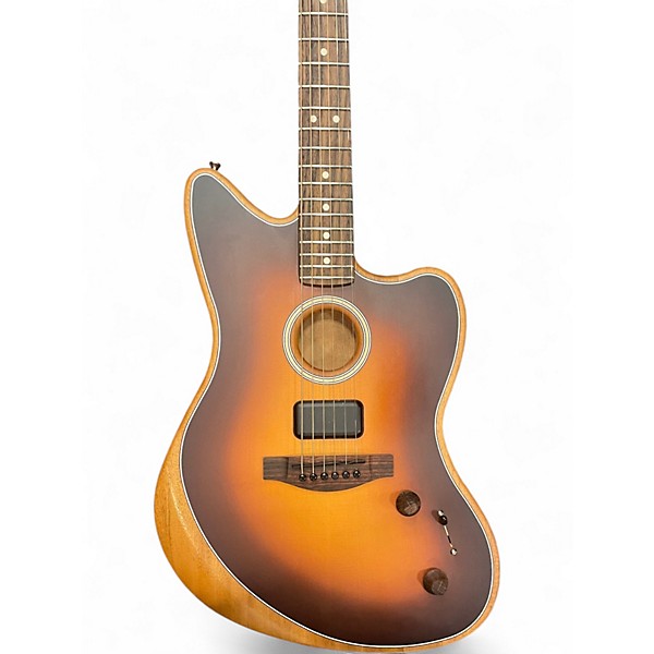 Used Fender ACOUSTASONIC PLAYER JAZZMASTER Natural Acoustic Electric Guitar