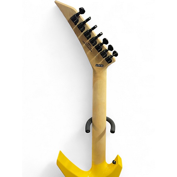 Used Jackson DAVE DAVIDSON SIGNATURE WARRIOR WR7 FERRARI YELLOW Solid Body Electric Guitar