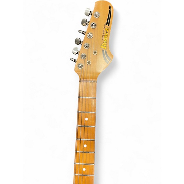 Vintage 1970s Ibanez Roadster Natural Solid Body Electric Guitar