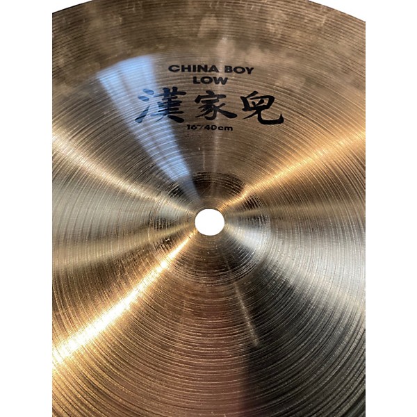 Used Zildjian 16in A SERIES CHINA BOY LOW Cymbal