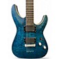Used Schecter Guitar Research C1 Platinum Trans Blue Solid Body Electric Guitar