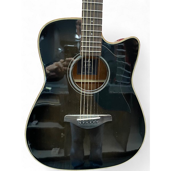 Used Yamaha A1M Walnut Acoustic Electric Guitar