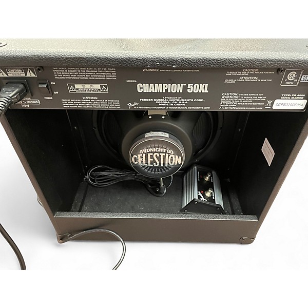 Used Fender CHAMPION 50XL Guitar Combo Amp