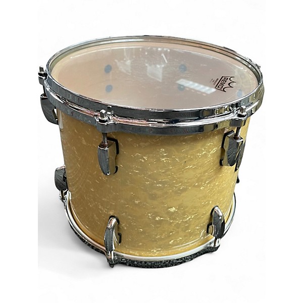 Used Pearl 5 Piece MASTERS RETROSPEC WHITE MARINE PEARL Drum Kit