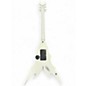 Used B.C. Rich DVG Limited Edition Draco V Floyd Rose White Solid Body Electric Guitar