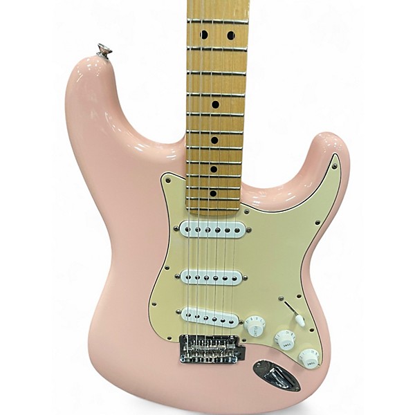 Used Fender Player Stratocaster Pink Solid Body Electric Guitar