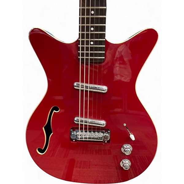 Used Danelectro FIFTY NINER Red Hollow Body Electric Guitar