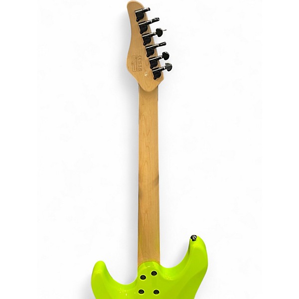 Used Schecter Guitar Research Sun Valley Super Shredder Birch Green Solid Body Electric Guitar