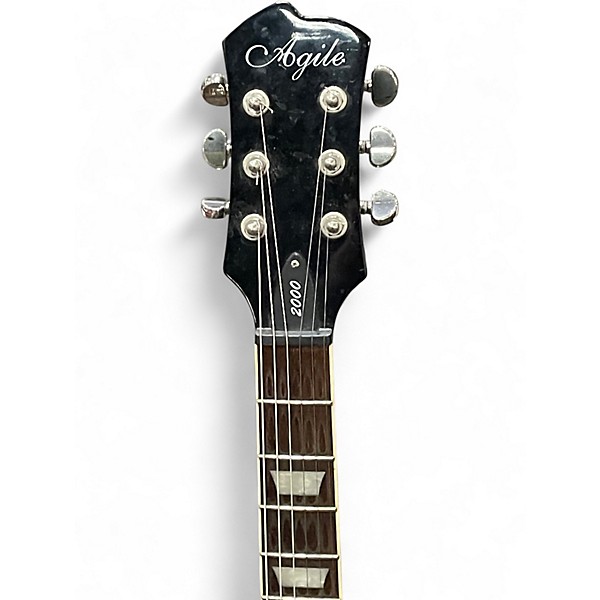 Used Agile AL-2000 Silverburst Solid Body Electric Guitar