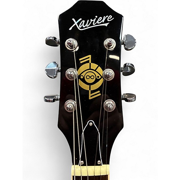 Used Xaviere XV500 Trans Black Solid Body Electric Guitar