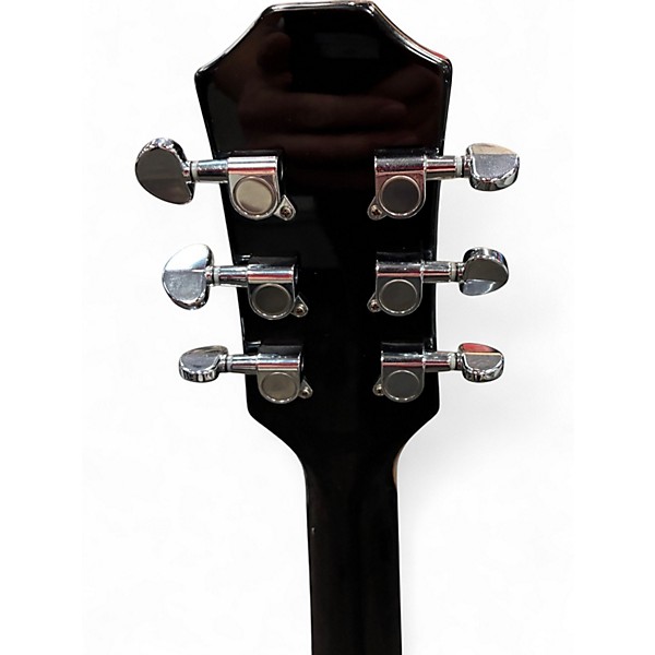 Used Xaviere XV500 Trans Black Solid Body Electric Guitar