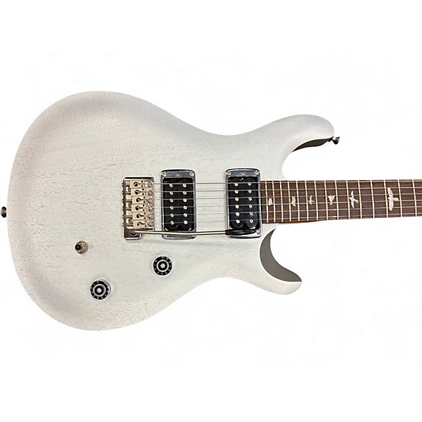 Used PRS SE CE24 Metallic Silver Solid Body Electric Guitar