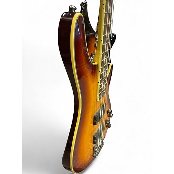 Used Schecter Guitar Research Omen Extreme 4 String Sunburst Electric Bass Guitar