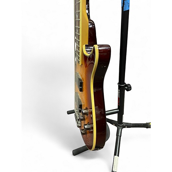 Used Schecter Guitar Research Omen Extreme 4 String Sunburst Electric Bass Guitar