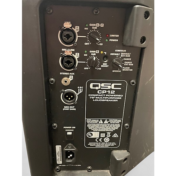 Used QSC CP 12 Powered Speaker