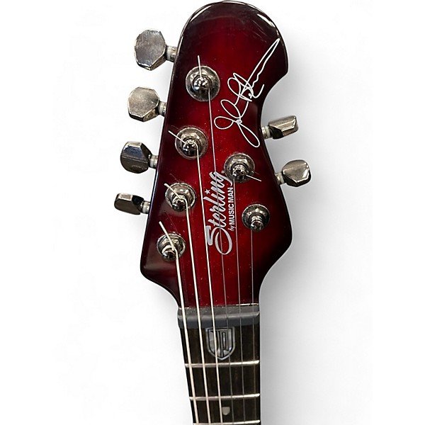 Used Sterling by Music Man MAJ200 Majesty DiMarzio John Petrucci Signature Tiger Eye Solid Body Electric Guitar