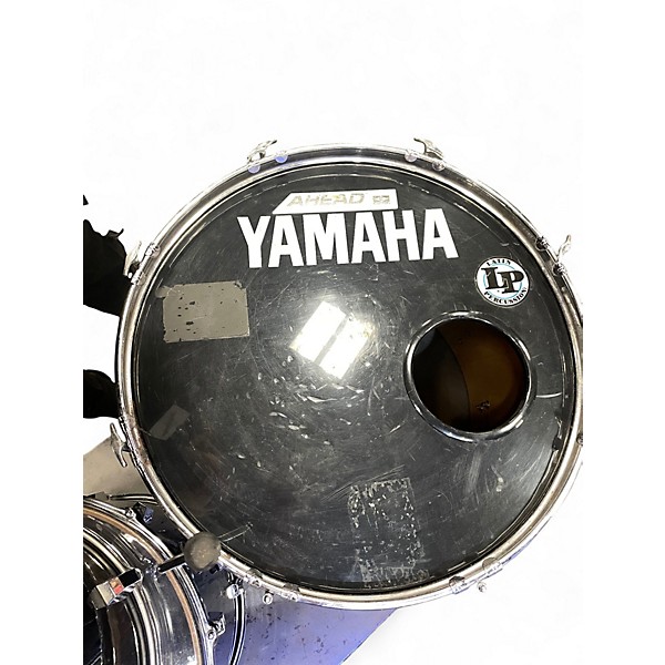 Used Yamaha 4 Piece Power Road Kit Black Drum Kit