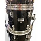 Used Yamaha 4 Piece Power Road Kit Black Drum Kit