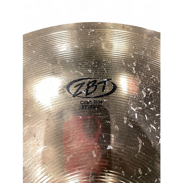 Used Zildjian 18in ZBT Crash Ride Cymbal
