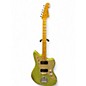 Used Fender Limited Custom Jazzmaster Relic Chartreuse Sparkle Solid Body Electric Guitar thumbnail