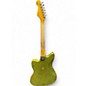 Used Fender Limited Custom Jazzmaster Relic Chartreuse Sparkle Solid Body Electric Guitar