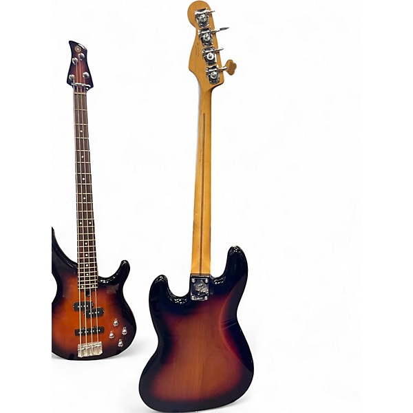 Used Fender player ii jazz bass 3 Tone Sunburst Electric Bass Guitar