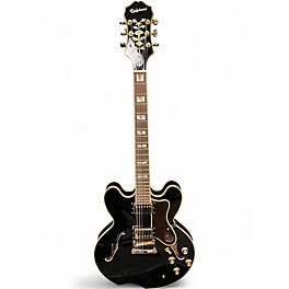 Used Epiphone Sheraton II Pro Black Hollow Body Electric Guitar
