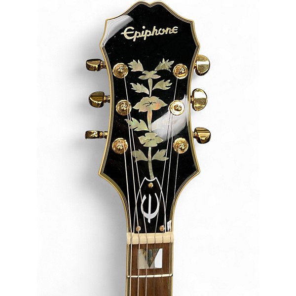 Used Epiphone Sheraton II Pro Black Hollow Body Electric Guitar