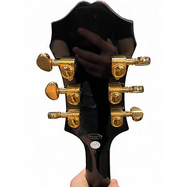 Used Epiphone Sheraton II Pro Black Hollow Body Electric Guitar