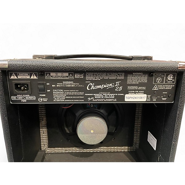 Used Fender Champion II 25 25W Guitar Combo Amp