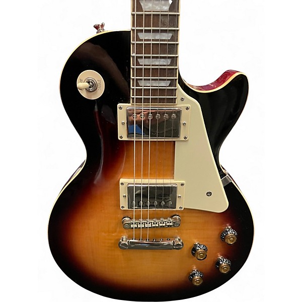 Used 2021 Epiphone Les Paul Standard 1960s Bourbon Burst Solid Body Electric Guitar