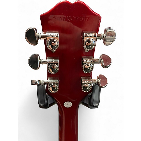 Used 2021 Epiphone Les Paul Standard 1960s Bourbon Burst Solid Body Electric Guitar