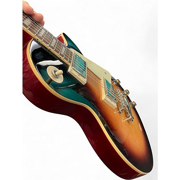 Used 2021 Epiphone Les Paul Standard 1960s Bourbon Burst Solid Body Electric Guitar