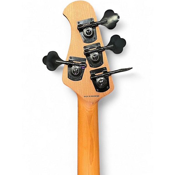 Used Sterling by Music Man Stingray Ray 34 Purple Sparkle Electric Bass Guitar